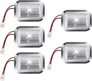 5 Packs EAGLEGGO W11462342 Refrigerator LED Light Module for Whirlpool, Kenmore Kitchenaid Jenn-Air Refrigerator Freezer Bulb Replaces AP6989197 PS16218086 W10908166 W10607479 W10843339 Fridge Light