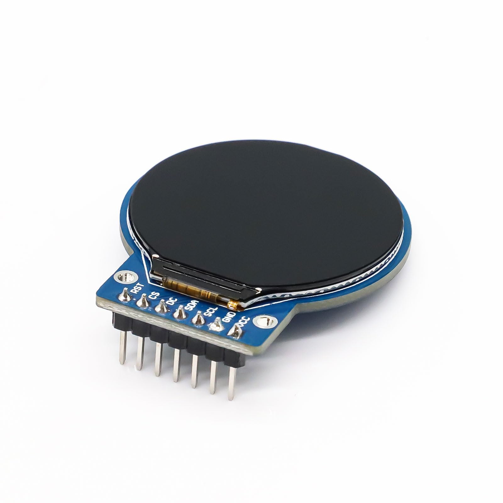 ARCELI 5Pcs GC9A01 1.28-Zoll Rundes TFT Display für Arduino, RGB IPS HD 240 x 240 Auflösung SPI-Schnittstelle LCD-Anzeigemodul für Anzeigegeräte, Echtzeitüberwachung und Instrumentenanzeige 5 PCS