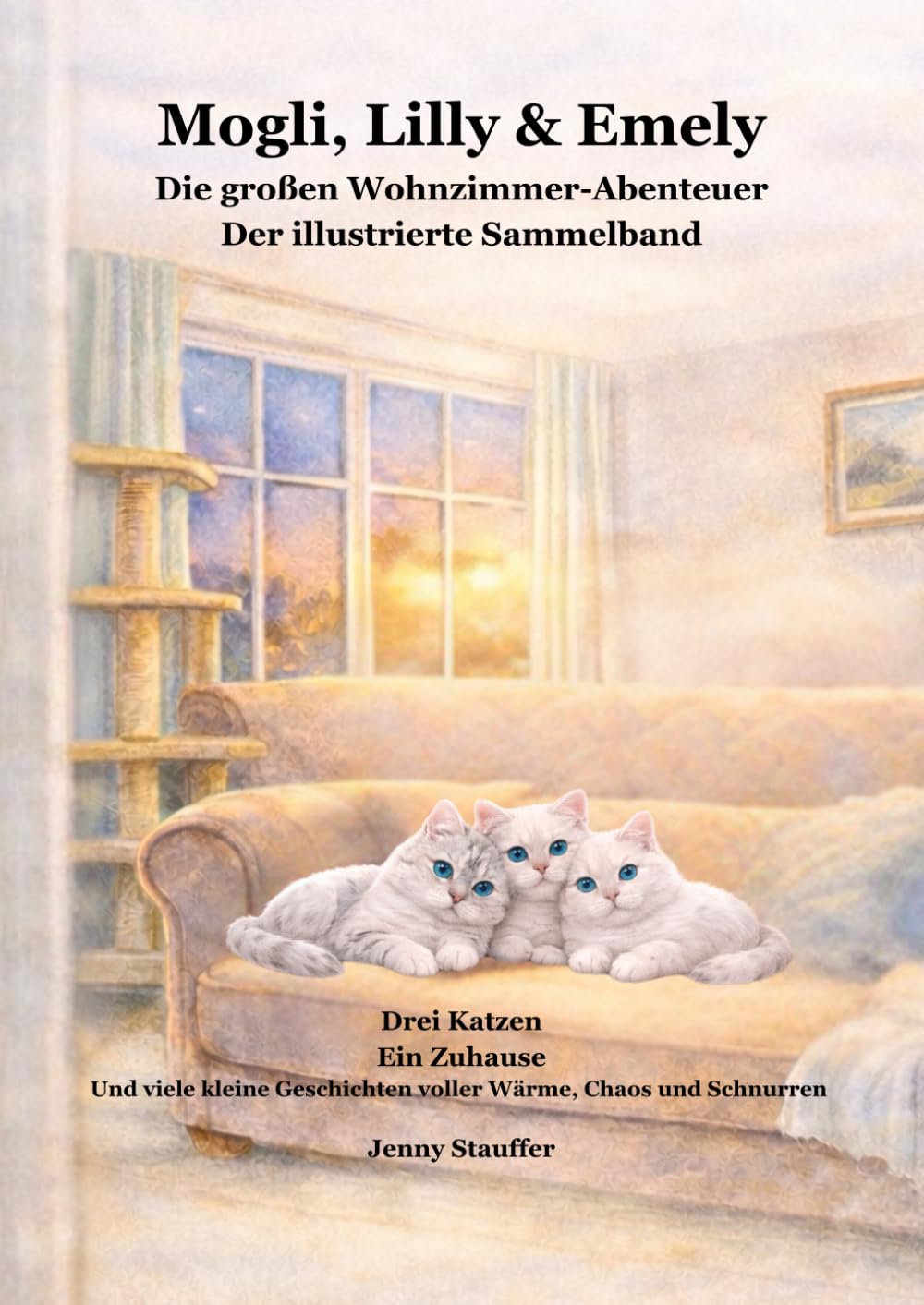 Mogli, Lilly & Emely Die großen Wohnzimmer-Abenteuer Der illustrierte Sammelband: Drei Katzen. Ein Zuhause. Und viele kleine Geschichten voller Wärme, ... (Die Abenteuer von Mogli, Lilly & Emely)