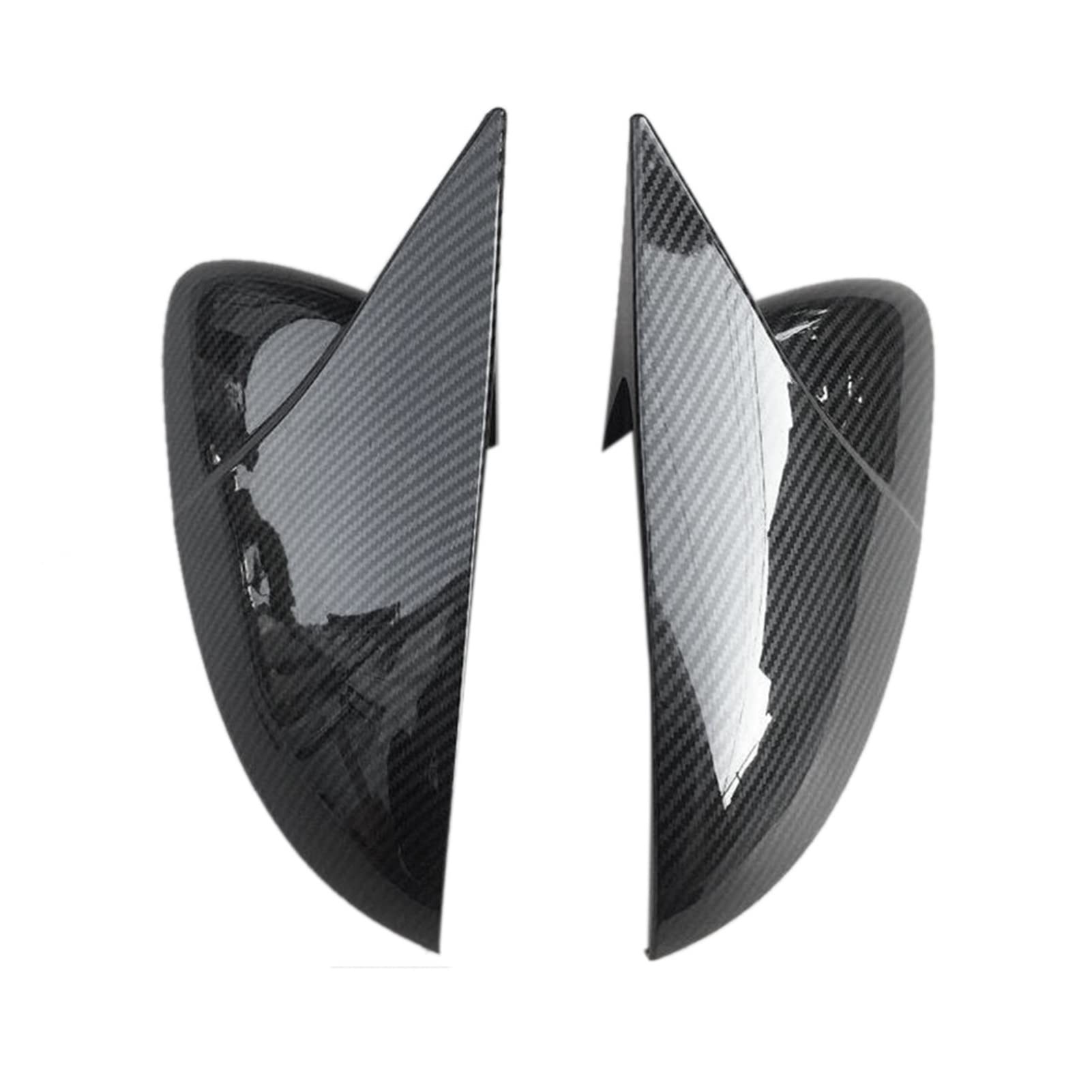 Specchietto retrovisore dell'automobile Per Scirocco Per Passat Per Beetle 2009-2018 Specchietto retrovisore laterale in fibra di carbonio per auto Coperchio corno bue