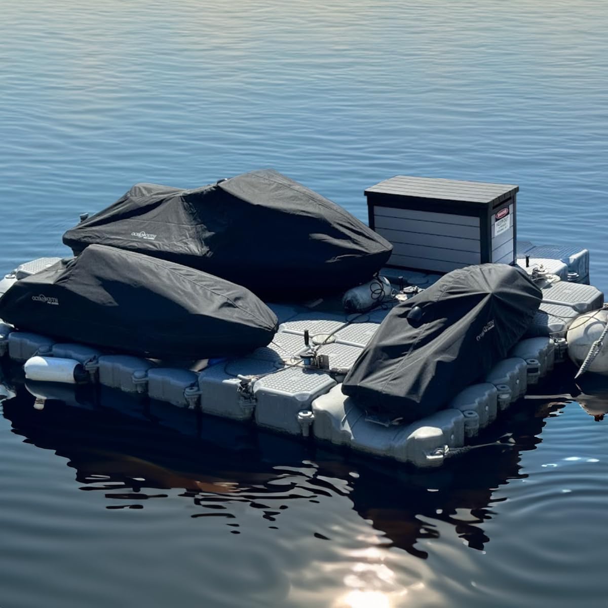 Oceansouth + Housse intégrale personnalisée + Compatible avec + Yamaha Jet Ski + Superjet. Coffre de Rangement, canapé, bâche, Protection d'angle pour Jet Ski.