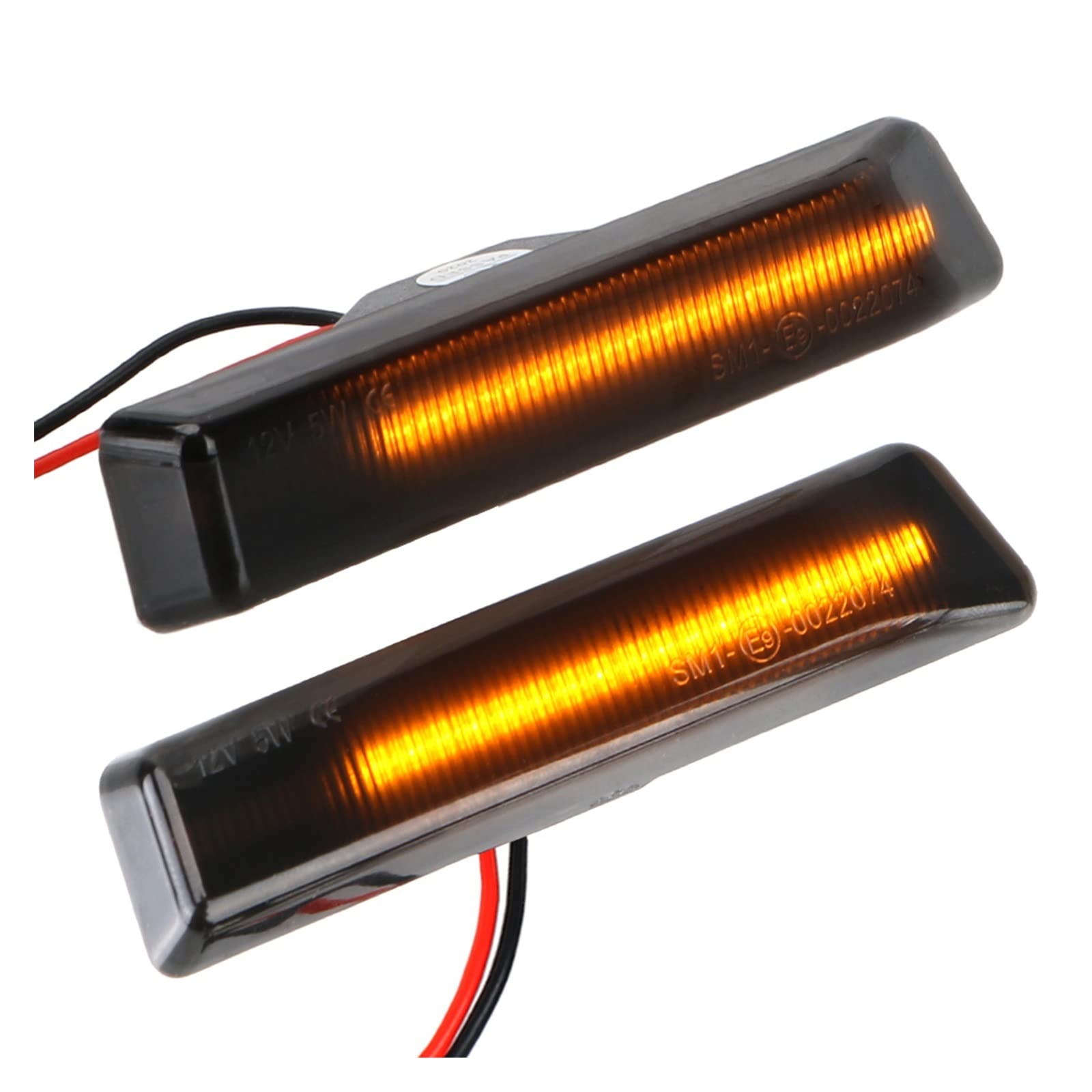 Señal de Giro del Espejo Luz De Marcador Lateral - Dinámica DC 12V Para 3 Luces De Señal De Giro De La Serie E36 X5 E53 M3