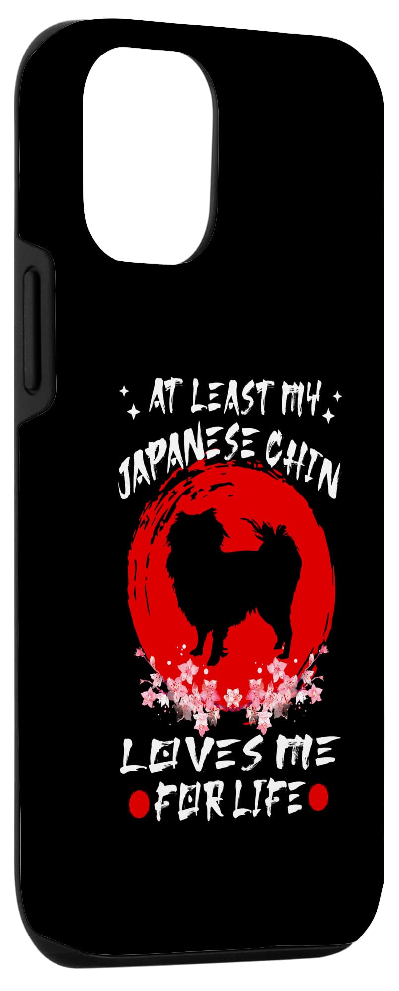 iPhone 14 Pro At Least My Japanese Chin Loves Me For Life Japanese Dog Case - Image 3
