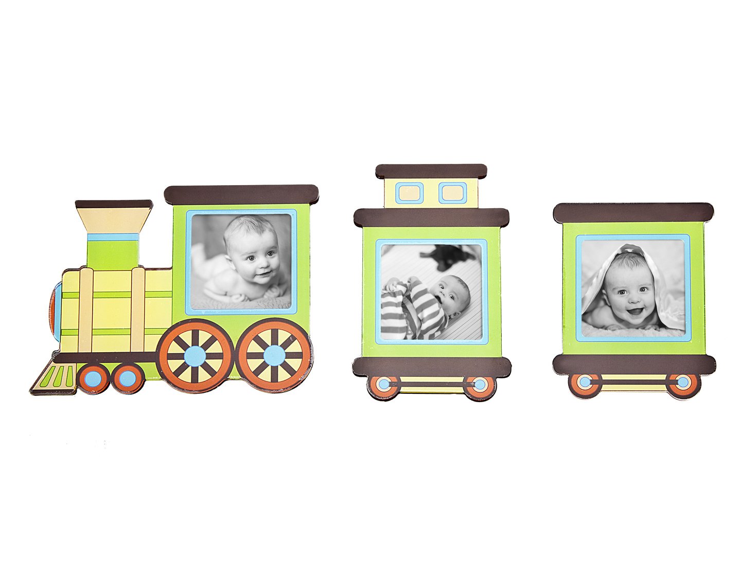 Philip Whitney 3 Piece Magnetic Train Picture Frame Set