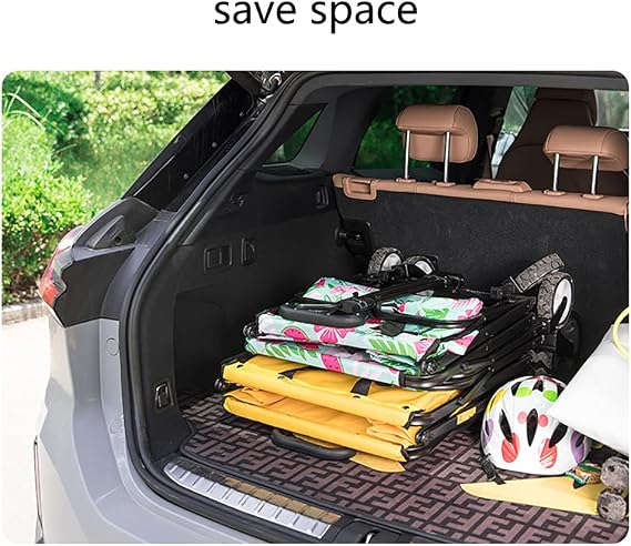 Camping Wagon Trolley bag Collapsible beach folding Trolley Heavy Duty 70kg Utility Garden Yard steel frame Removable With seat belt Shopping Cart 4 big rubber Wheels 5 Large 65L
