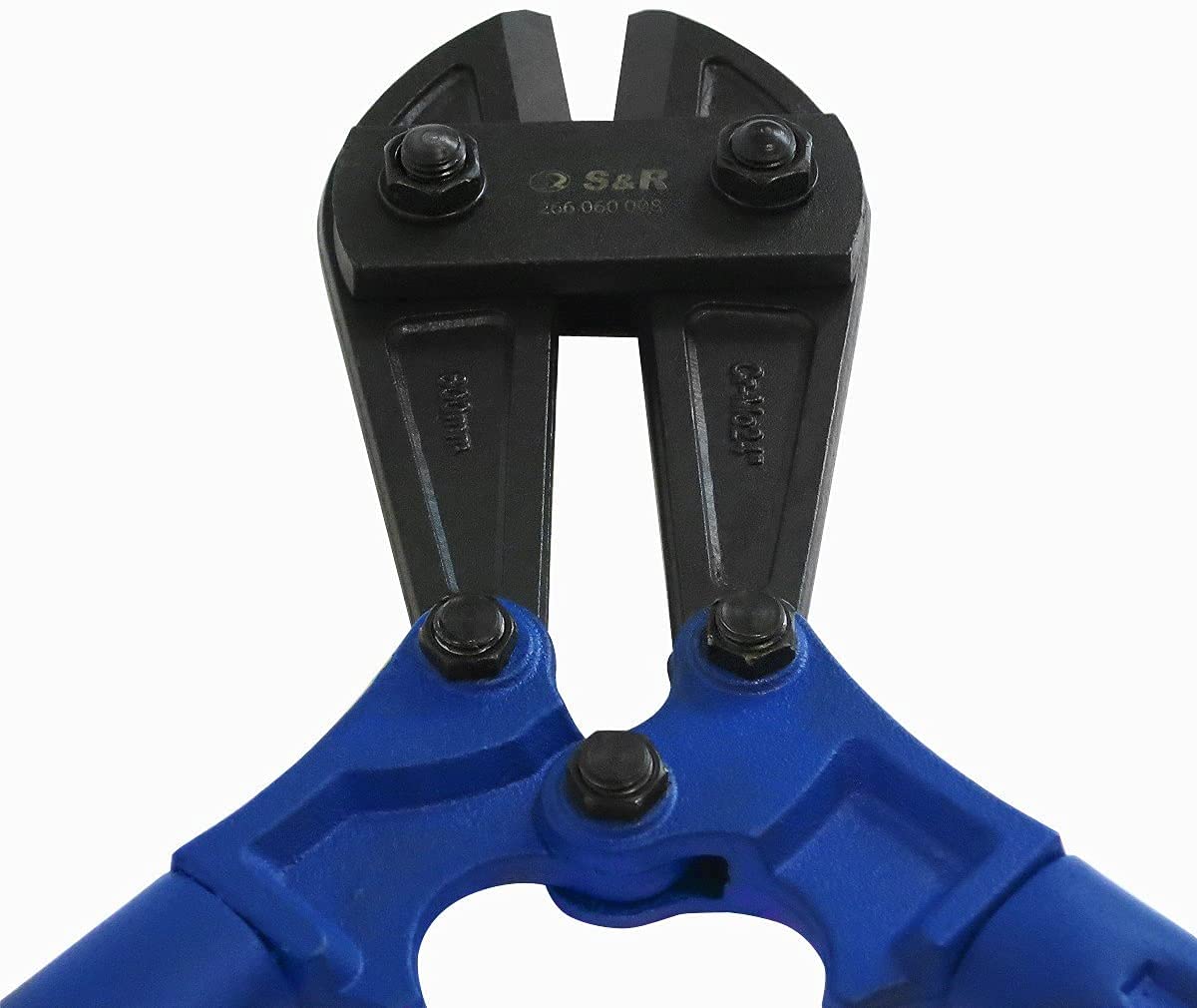 S&R Tagliabulloni Professionale - Tronchese per Ferro Bulloni Manuale 600 mm. Peso 2,2Kg. Taglio fino a 8mm. Qualità Professionale