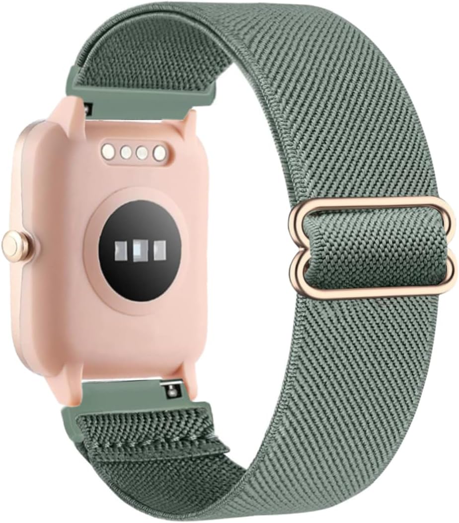 Krudary 19mm Stretchy Nylon Watch Bands for ID205L