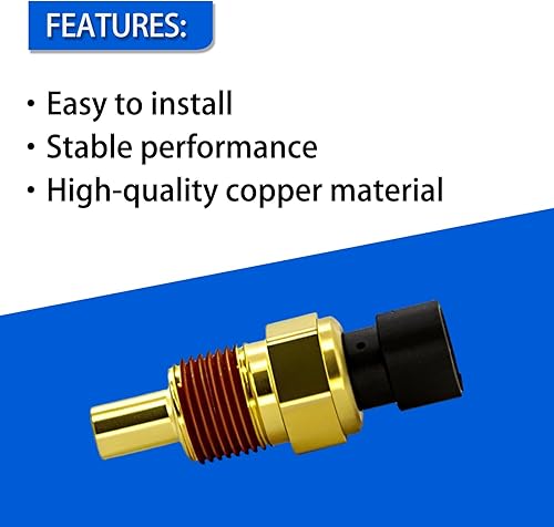 Miniatura 4 de Sensor de temperatura del refrigerante del motor, sensor de temperatura ECT compatible con Buick Cadillac Chevy GMC Pontiac Duramax- Blazer Impala