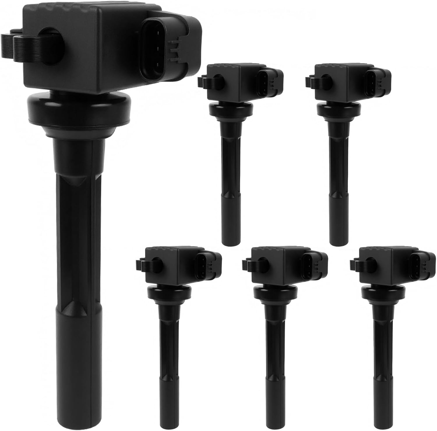 SCITOO 100% New 6PCS Ignition Coil Set Compatible for Isuzu VehiCROSS 3.5L 1999-2001 Automobiles Fit for OE: UF245