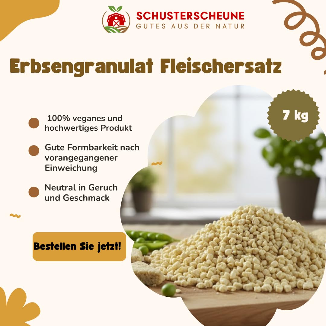 Schusterscheune europäisches Erbsengranulat 7kg Lebensmittel