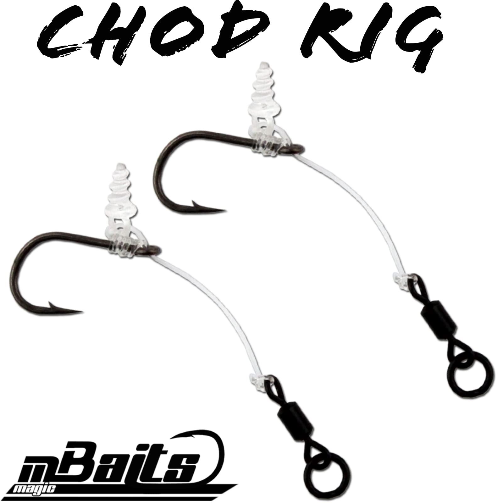 Angel Berger, amo da pesca per boilierig, chod rig, pop up rig, confezione da 3.