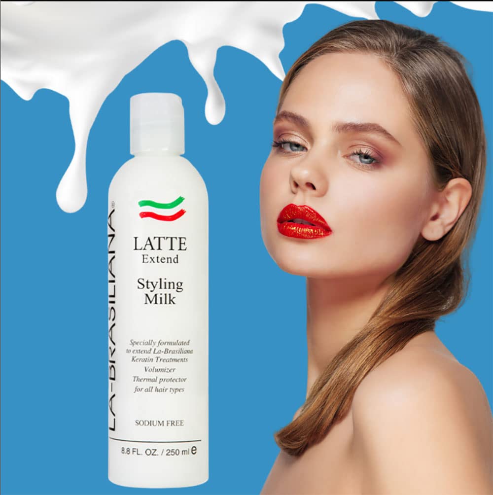 La-Brasiliana Latte Styling Milk, 8.45 fl.oz. - Image 3