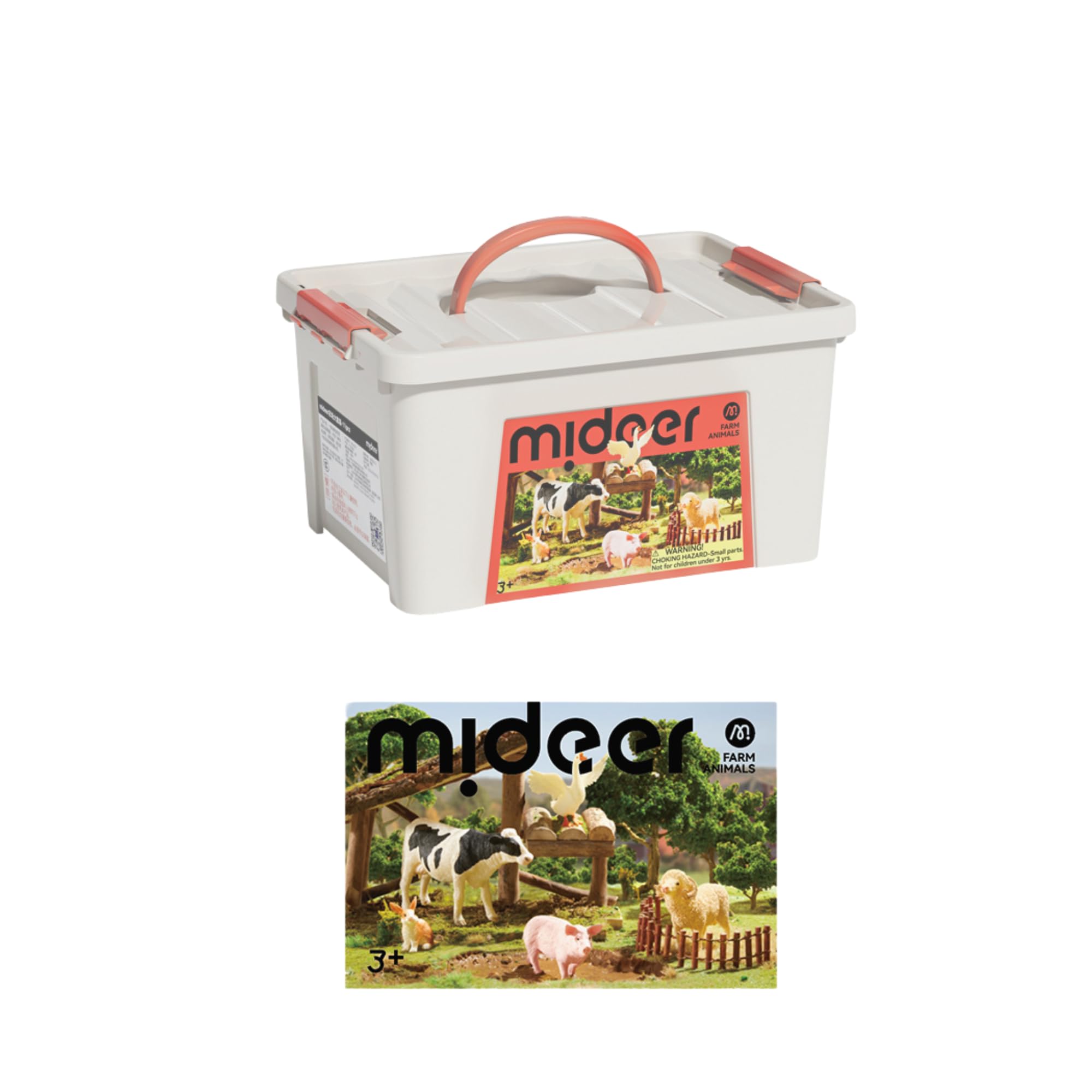 Mideer Juego de colección "Animales de la granja", 11 piezas