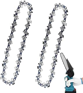 2023 New 8 Inch Chainsaw Chain for Pole Saw Polesaw, Cordless Chainsaw Replacement Chains，Replacement Pole Saw Chains, Chain Semi Chisel 2 Pcs