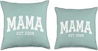 Vista 3 de Mama Est 2029 Custom Mom Personalized Mothers Day Customized Throw Pillow