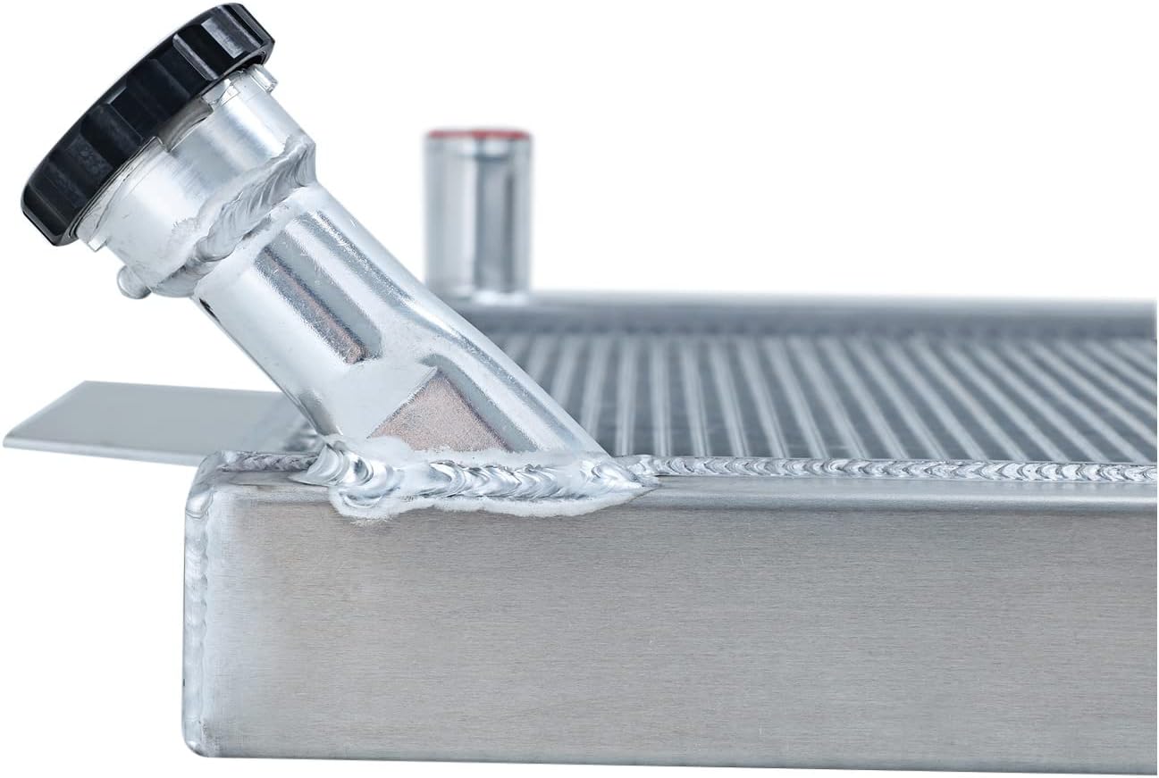 3 Row Aluminum Radiator for 1983-1994 Ford Ranger Pickup Truck Radiators 84 85 86 87 88 89 90 91 92 93 V8 Engine Conversion Swap 2.2L 2.3L l4 DIESEL/GAS, 2.8L 2.9L 3.0L 4.0L V6 GAS Radiador