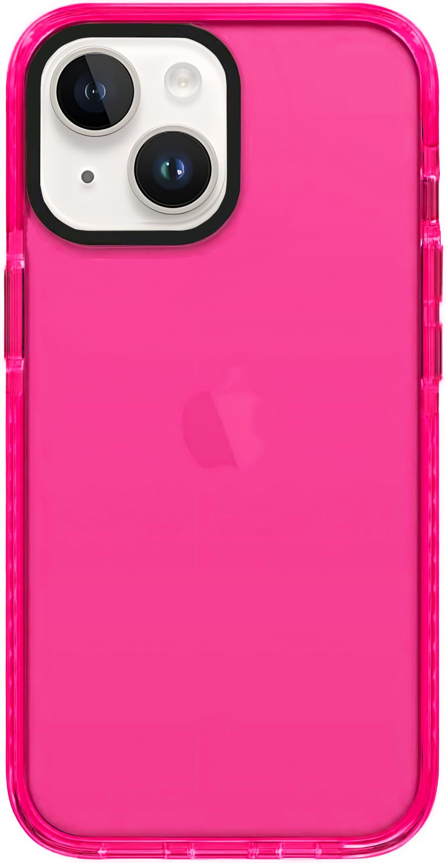 Simapu Neon Clear Case for iPhone 14 6.1inch, Cute Retro Vibrant Design Phone Cases for Women 80s Accessories,Camera Protector Cover Soft Silicone