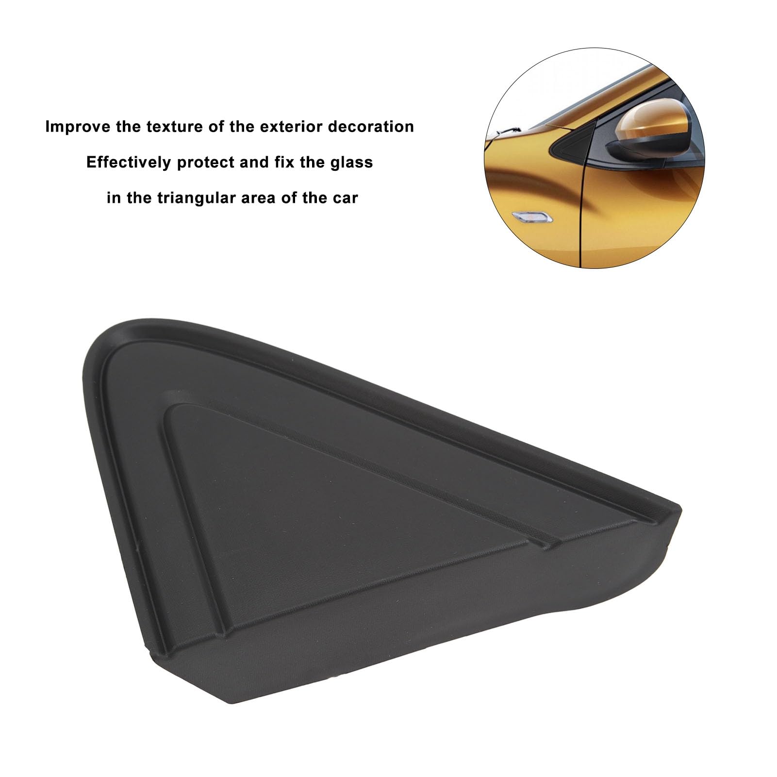 Copertura Triangolare Angolare dello Specchio, Sostituzione della Copertura del Pannello Delta della Porta dello Specchietto Retrovisore Esterno per Dacia Sandero Stepway MK3,