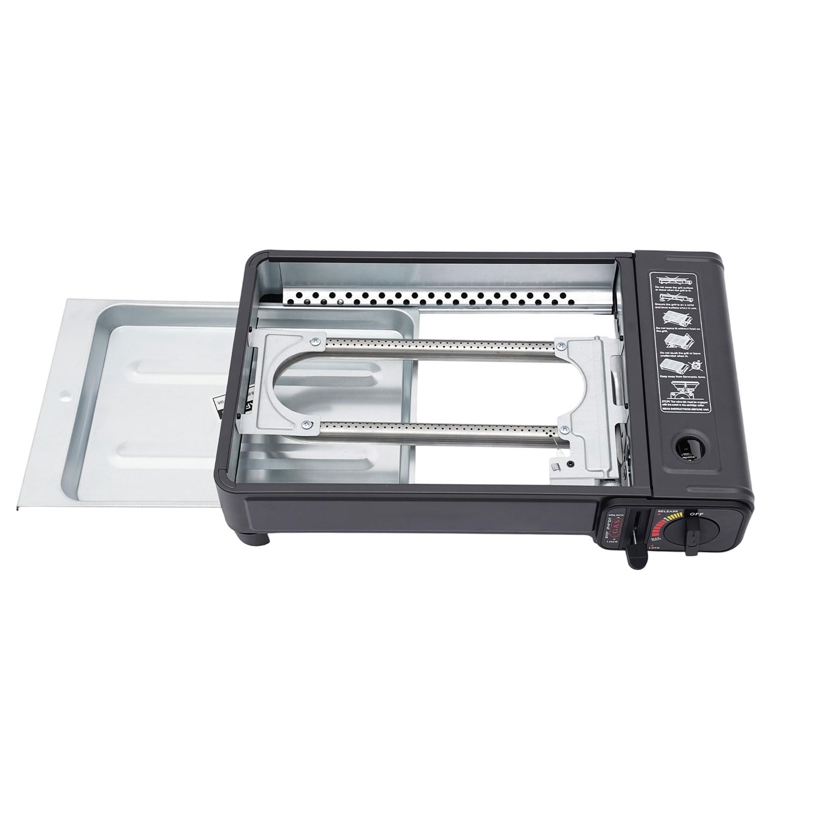 Upgrade kempingowy grill gazowy 2200 W, przenośny grill gazowy