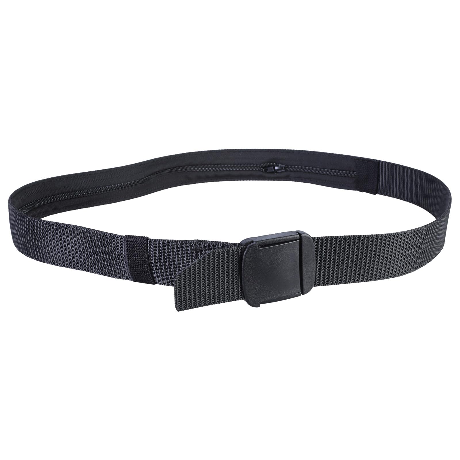 Buxuaaaa Money Belt for Men Travel Security Belts with Hidden Money Compartment Pocket Cash Safe Anti Theft Wallet Compartment Security Belt