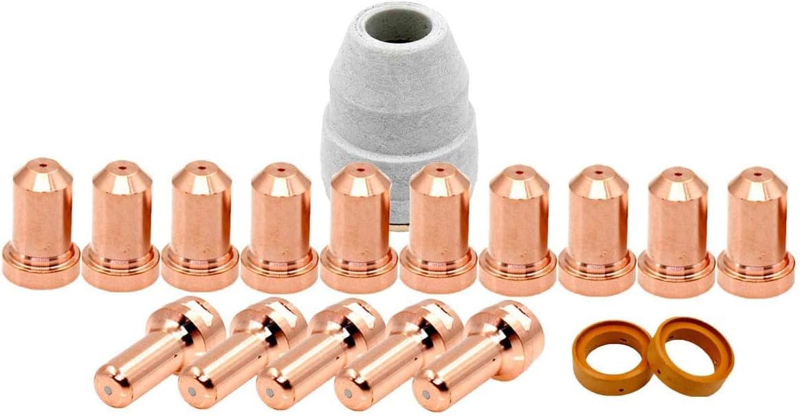 LC40 Kit De Pointe D'électrode De Torche KP2843-1 KP2843-2 Pour Consommables Lincoln Electric Tomahawk 625 Plasma Cutter 10 Pièces - Foto 3