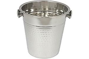 Chef Craft Hammered Champagne Bucket: The Perfect Ice Bucket for Wine