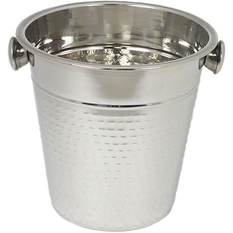 Chef Craft Hammered Champagne Bucket: The Perfect Ice Bucket for Wine