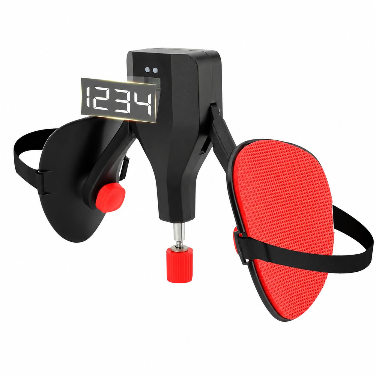 Thigh Master,Thigh Trainer,Adjustable Resistance Inner Thigh Exerciser,Pelvic Hip Kegel Floor Trainer Strength Exercise Buttock Glute Legs Workout Equipment with Counting Display,2 Fxed Strap-image-49