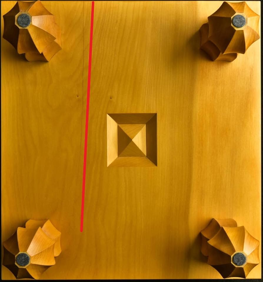 岡村碁盤店銀杏脚付き # 囲碁盤 岡村碁盤店銀杏脚付き碁盤