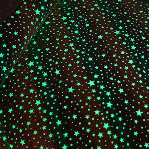 Hombys Glow In The Dark Comforter Set 5 Piece Twin/Twin Xl With Sheets, Pink Stars Stripe Velvet Bedding Comforter Sets, Ultra Soft Down Alternative Comforter For Teenage Girls Kids, Bed In A Bag #TOP6