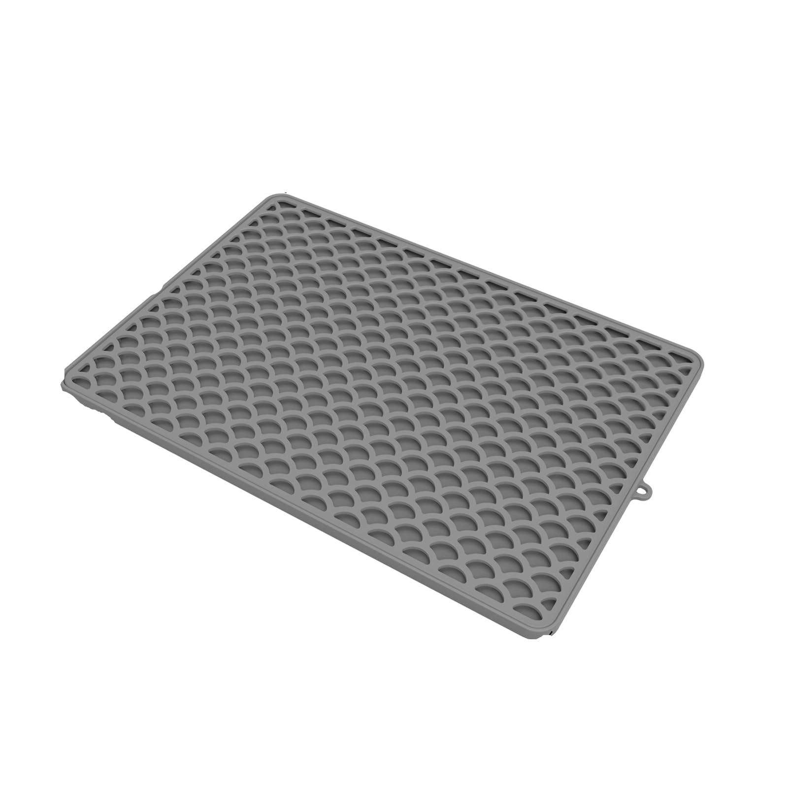 Tapis de litière double couche lavable et accessoire pliable pour chat