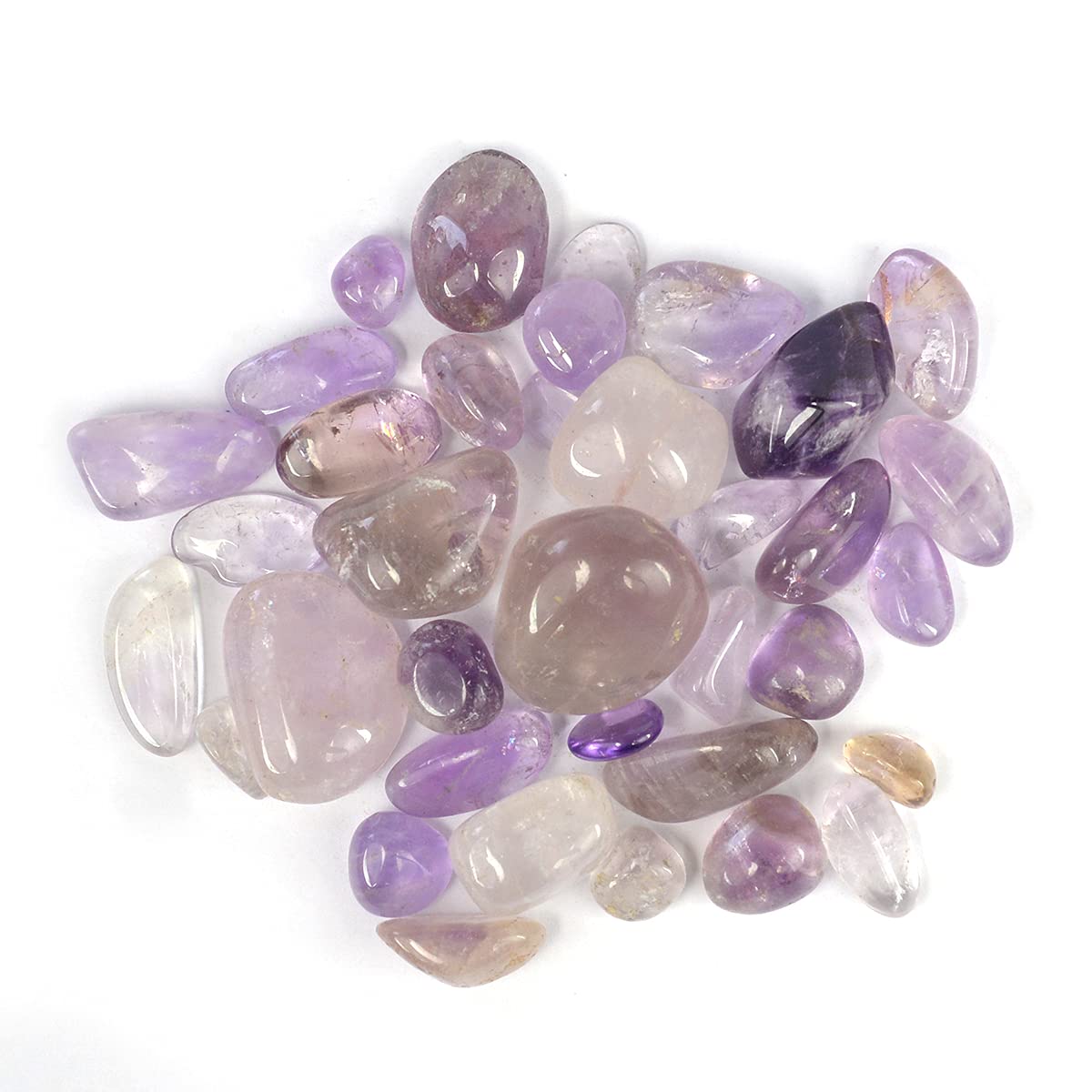 Reiki Crystal Products Natural Ametrine Tumble Stone Raw Rough Stone Tumbled Pack of 100 Gram (B097STQR7K) Amazon Price History, Amazon Price Tracker