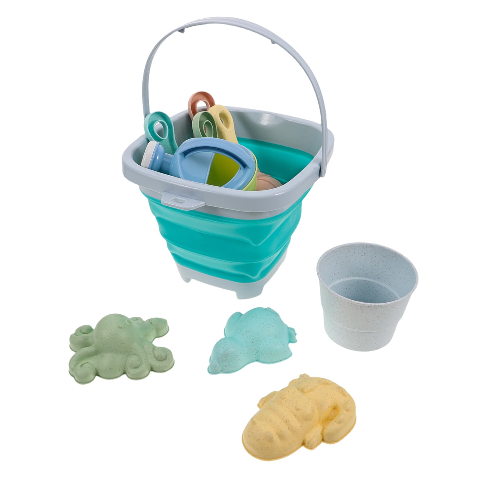 Set di Giocattoli da Spiaggia Pieghevole 11 Pezzi Pp per Bambini