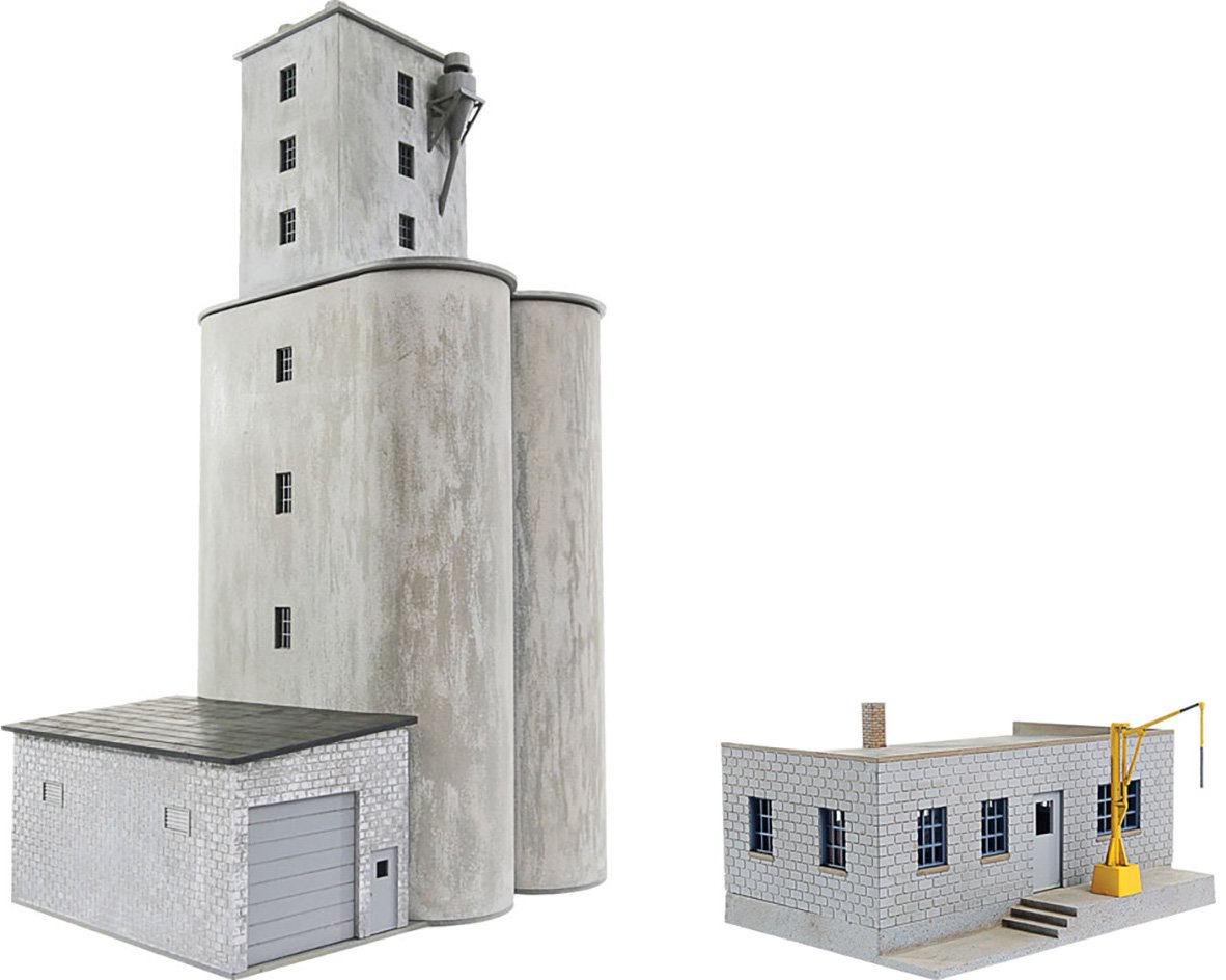 Walthers Spur H0 - Kit de construcción de silo de Cereales