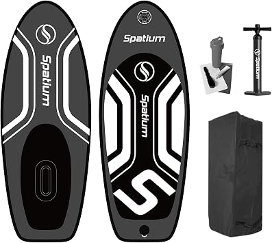 Spatium Inflatable Hydrofoilboard for Surfing with Accessories Inflator Pump, Backpack, Safe Leash, Fix Kit Wing Foil Board Surf