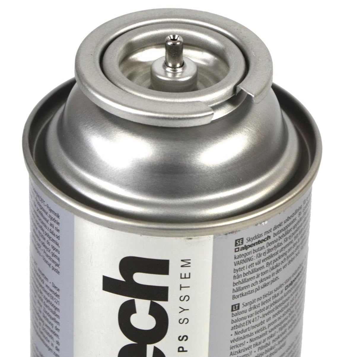 Alpentech Butan Schraubkartuschen EN417, 220 g, 28er Set | 400 ml, Gas-Stop-Ventil, EN417, für Campingkocher, Gasbrenner und Lötlampen