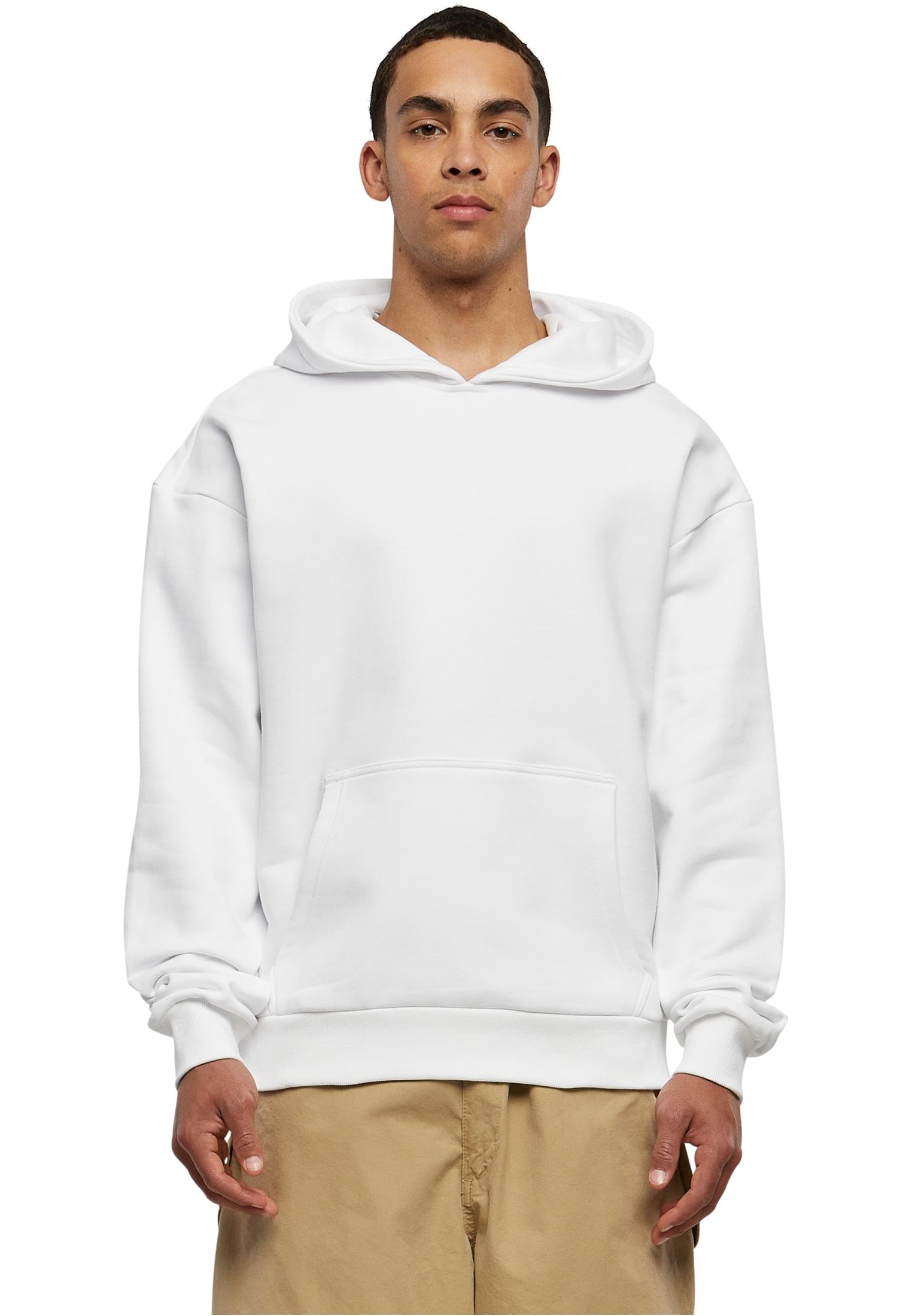 Urban Classics Ultra Heavy Hoody, Men's Zip Hoodie Available in Many, Sizes XS to 5XL, White, L