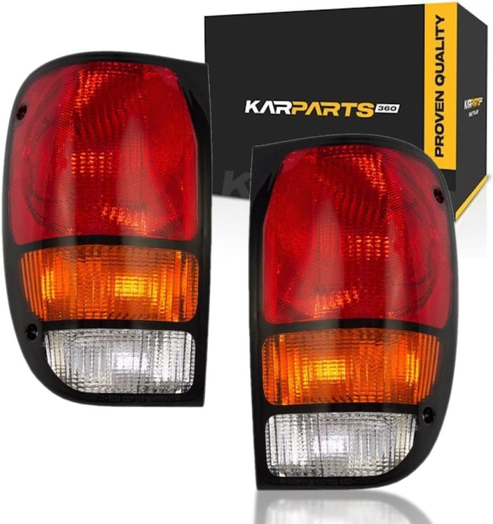 For Mazda B2300 1994-1997/B2500 1998-2000/B3000/B4000 1994-2000 Tail Light Pair Driver and Passenger Side For MA2800108, MA2801108 | ZZM0-51-160P1, ZZM0-51-150P1