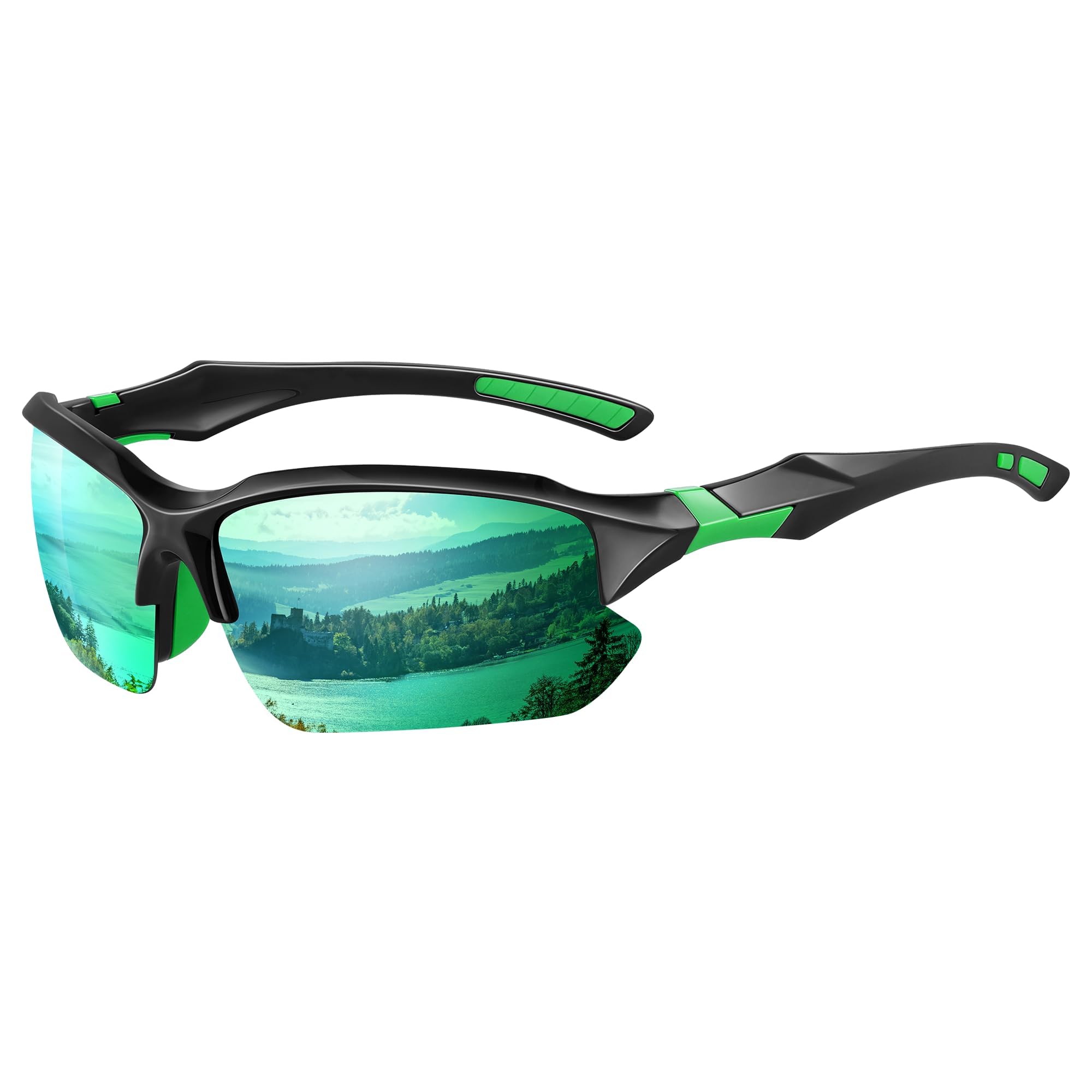 suoso Fahrradbrille-Herren-Damen-Schnelle Brille Rave-Sportbrille Herren-Rennrad Brille-Sonnenbrille-Herren-Polarisiert-Sunglasses Men-Skibrille Brille-UV400 Schutz-Radsportbrillen