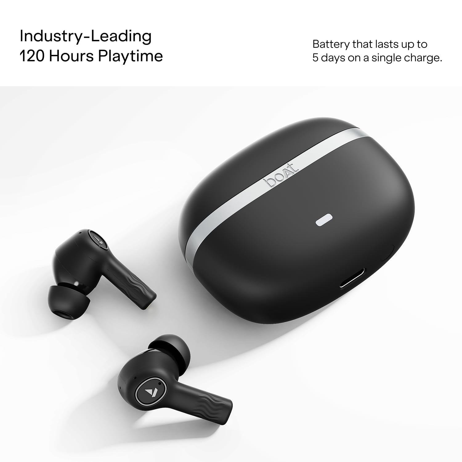 boAt 2026 Launch Nirvana Ion TWS Earbuds (Lunar Black) -3 boAt 2026 Launch Nirvana Ion TWS Earbuds (Lunar Black) -3
