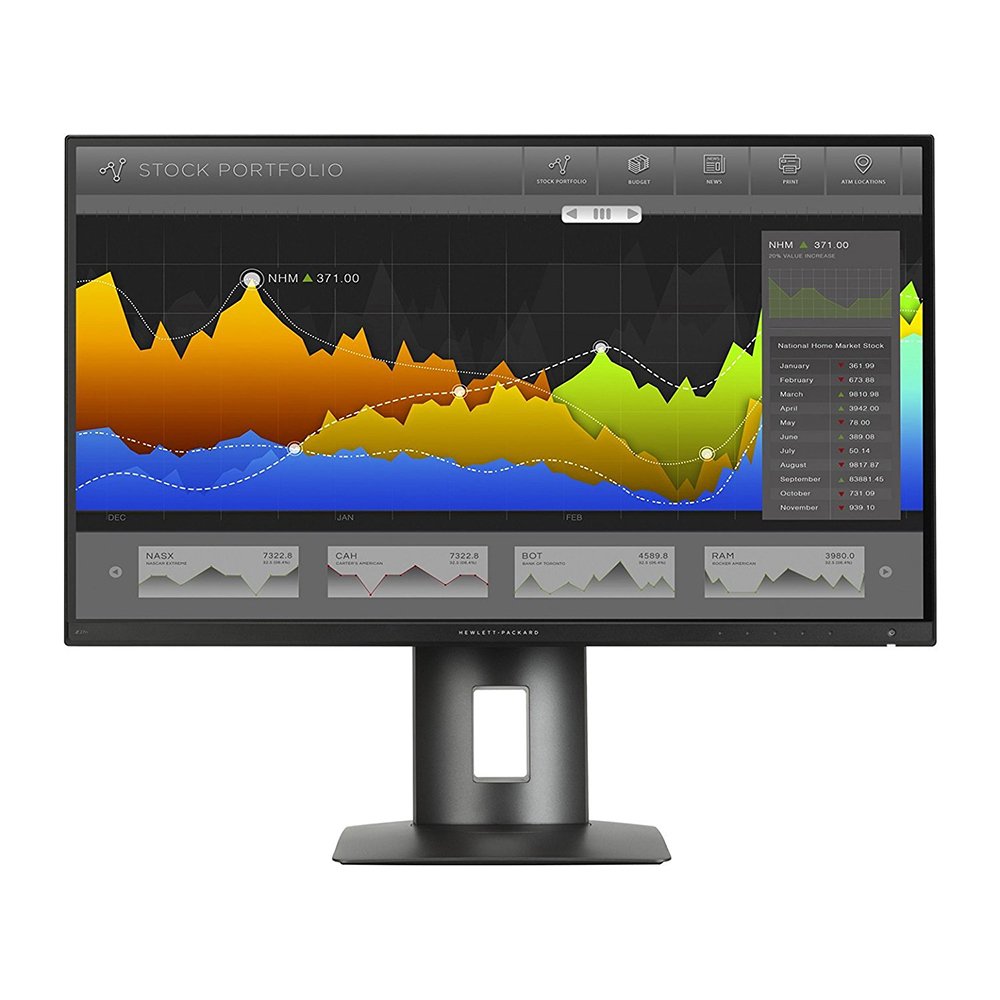 2560x1440 IPS 27インチ モニター ディスプレイー HP Z27n HP Z27N Monitor 27 inch QHD (2560 x 1440) DisplayPort, HDMI, DVI-D