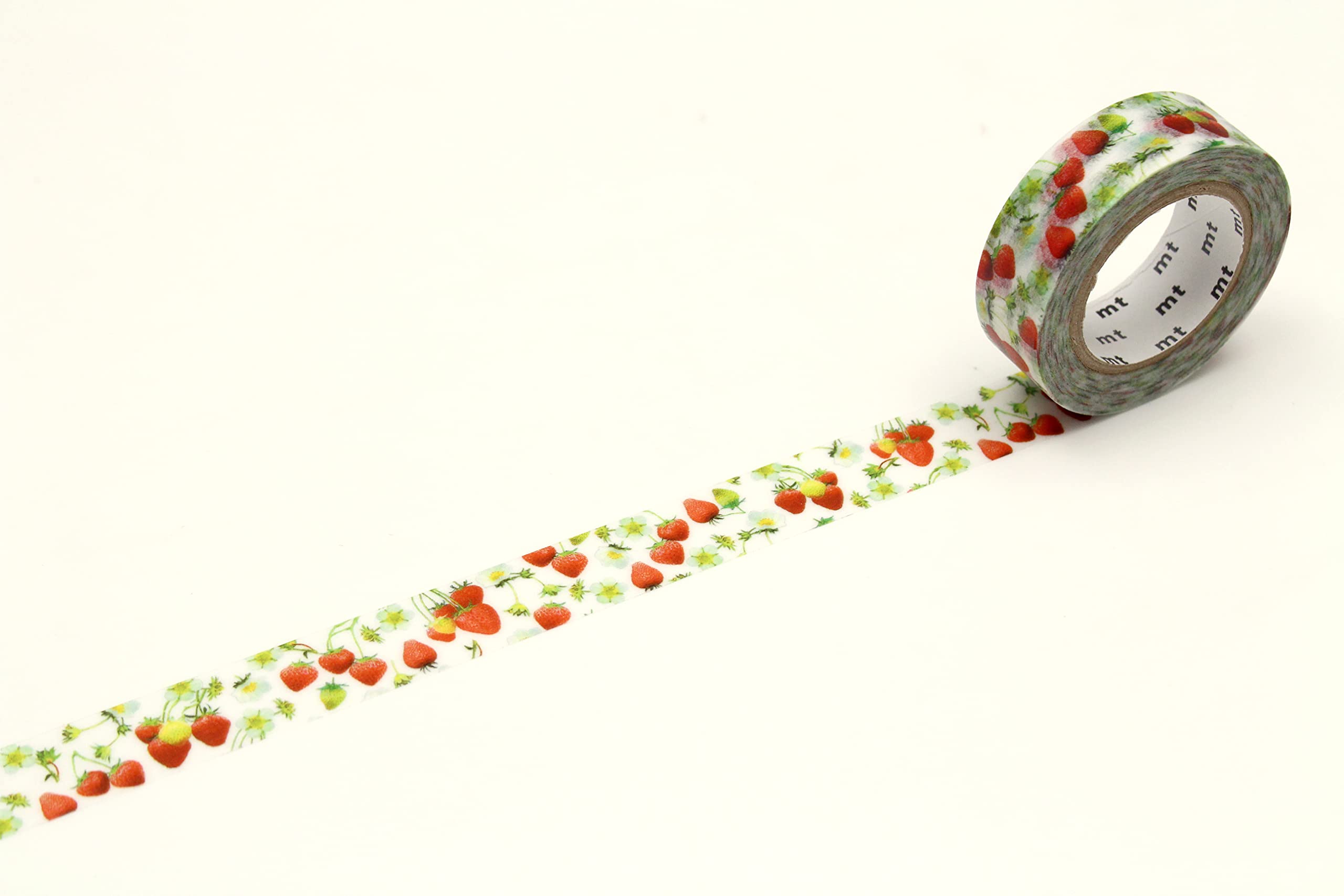 mt Washi Masking Tape EX Series, 15 mm x 10 mtrs Shade - Strawberry, (Pack of 1)-image-16