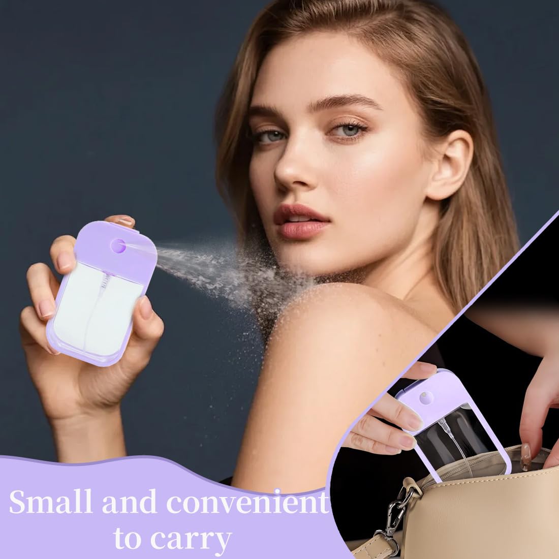 3 Botellas De Spray De 45 Ml, Pequeñas, Reutilizables, Mini Botellas De Pulverización De Niebla Fina,Para Perfumes, Cuidado Personal, Cosmético