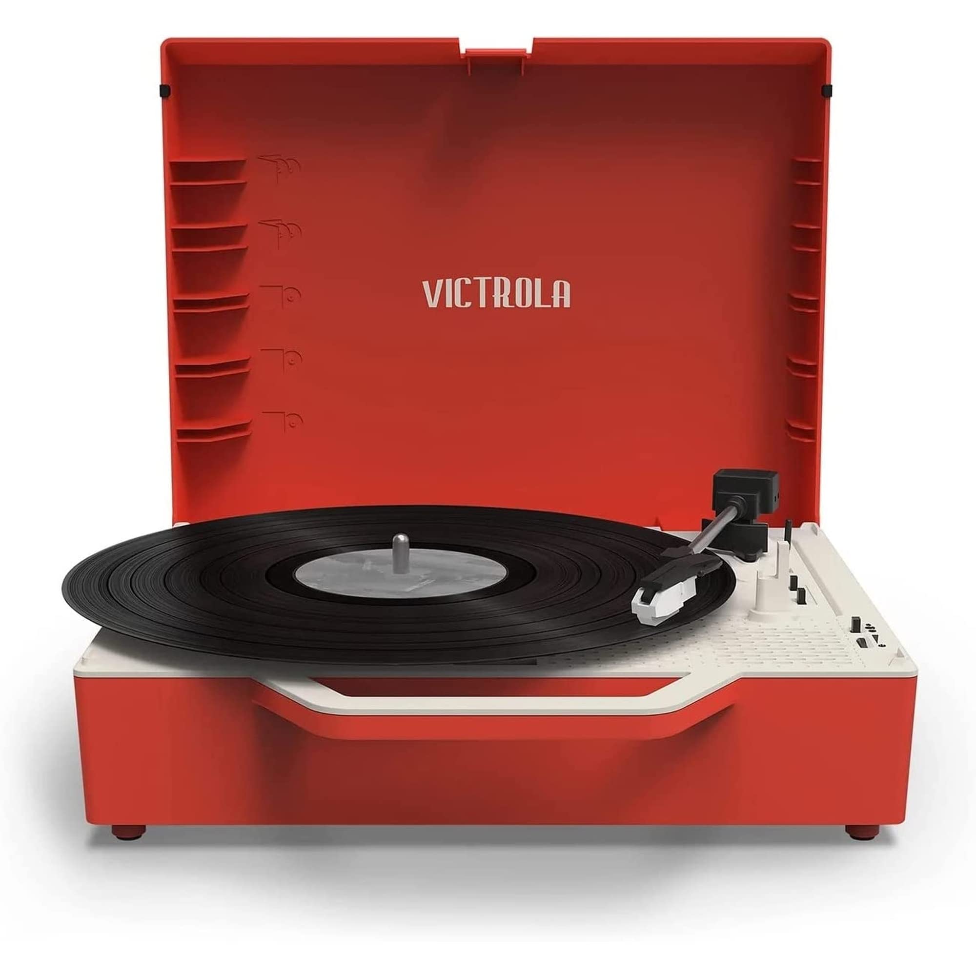 VICTROLA RE-Spin Platine Vinyle ECO CONCUE Rouge