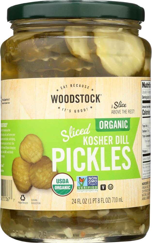 Woodstock Kosher Dill S Pickles 18x 24 Oz
