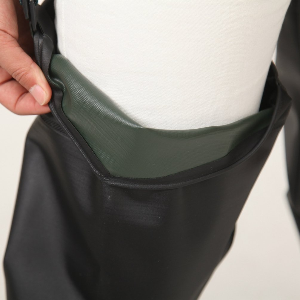 Stivali Coscia Pesca da Pioggia PVC Giro Ispessimento Waders Pantaloni Pescatore con Stivali Pantaloni da Laghetto