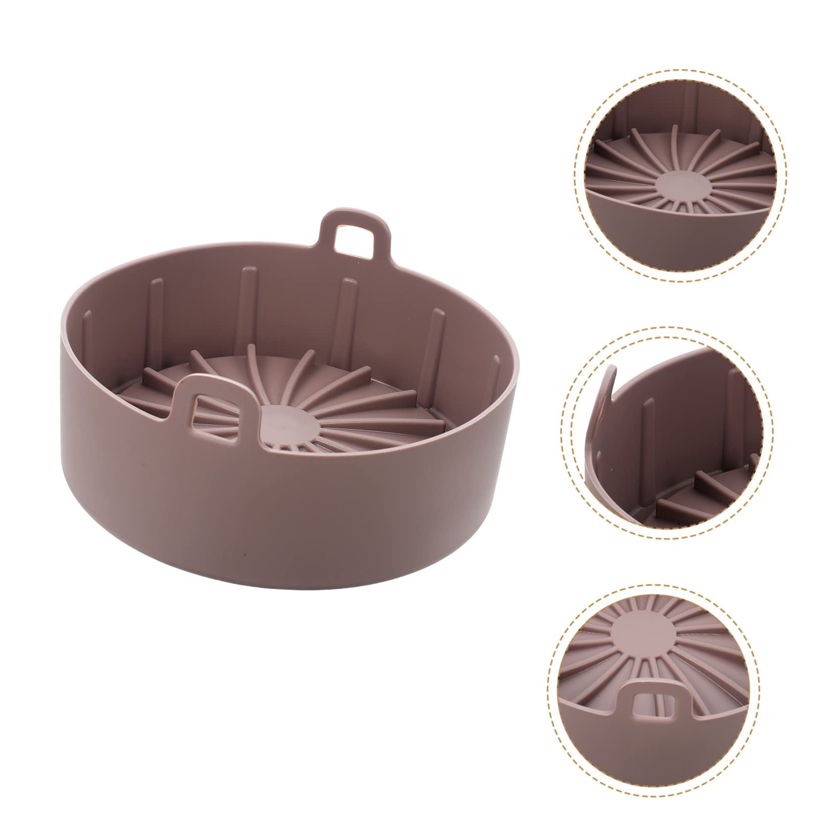 Riutilizzabile in Silicone Per Friggitrice Ad Aria Accessori Cottura Al Forno Per Alette Di Pollo Hamburger Pesce E Gamberetti