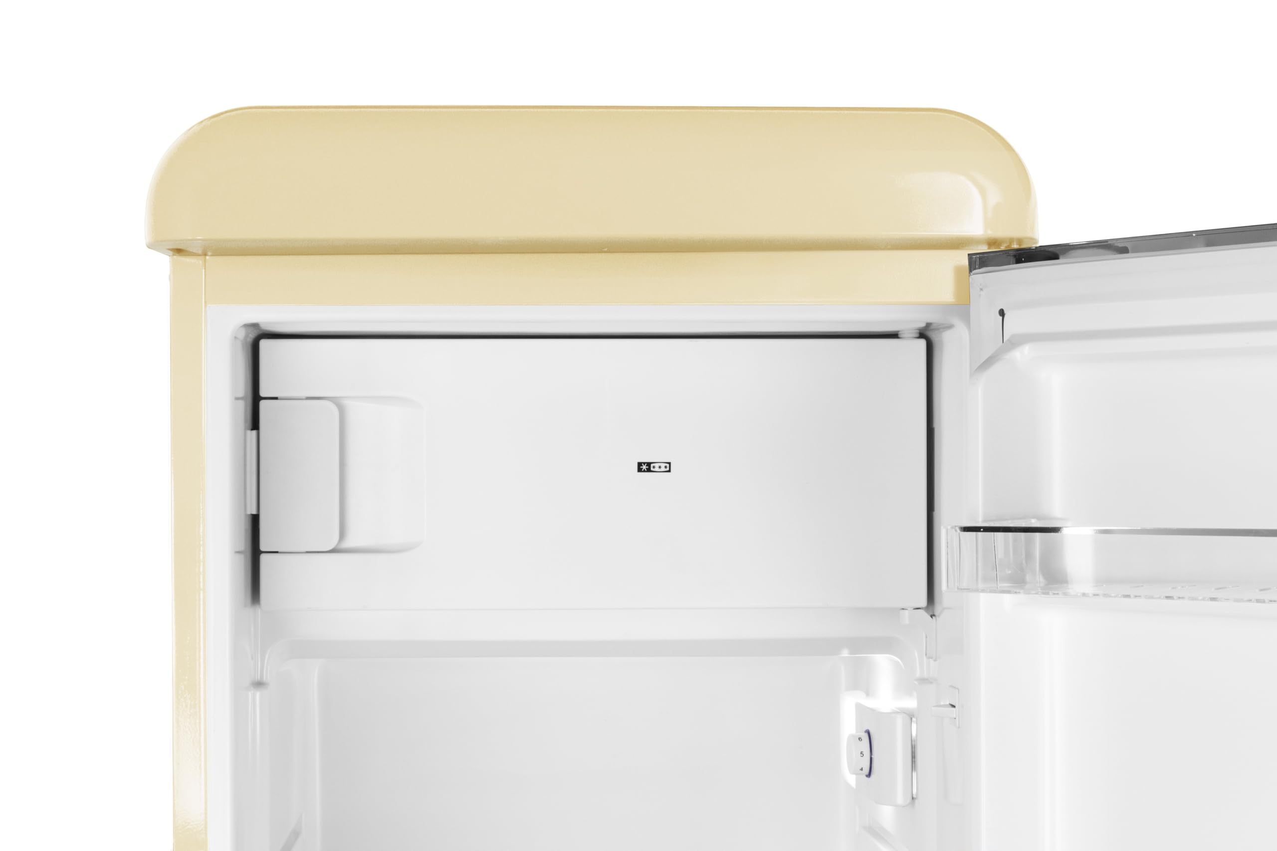 Schneider SCCL222V-CRE - Réfrigérateur une porte 229L Vintage Crème