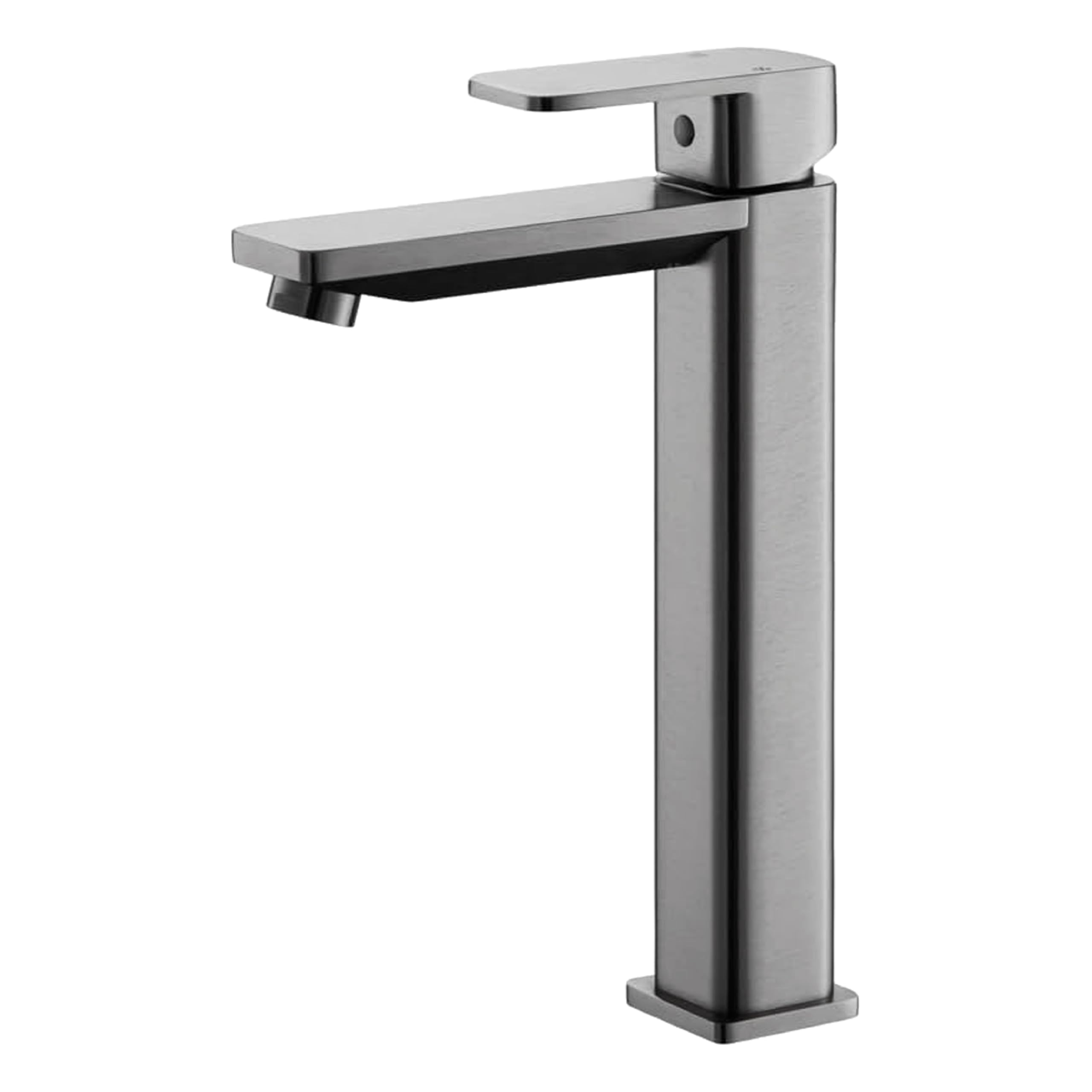 INEX EUROPA Grifo Lavamanos Negro Gris Titanio XL con Acabado Pulido - Grifo Baño Moderno con Fácil Instalación - Grifo de Lavabo Metálico de Alta Resistencia con Flujo Preciso – GARANTÍA 10 Años