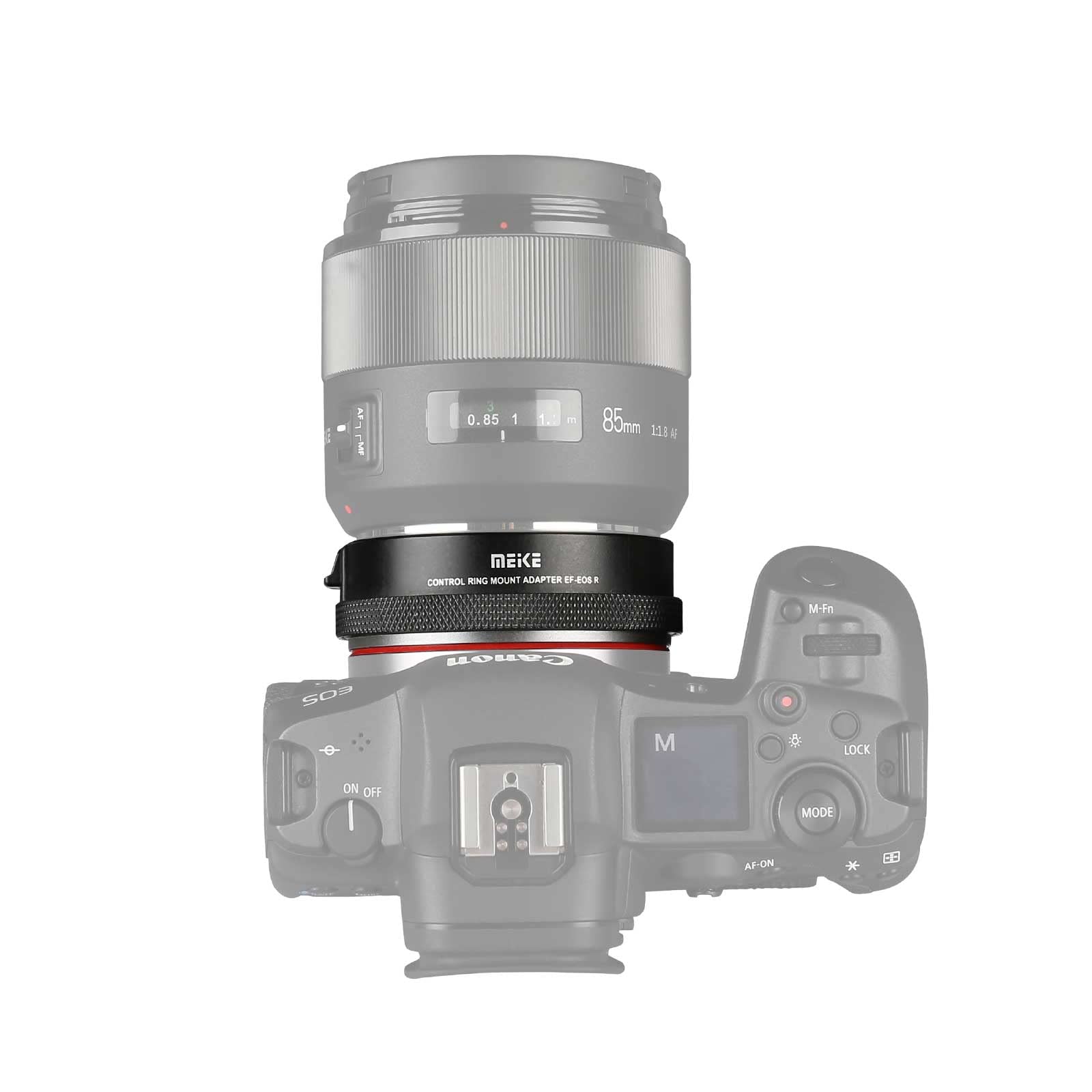 Meike MK-EFTR-B Metal Auto-Focus Mount Lens Adapter with Control Ring Converter for Canon EF/EF-S Lenses to EOS R and EOS RP R5 R5C R6 C70 Cameras